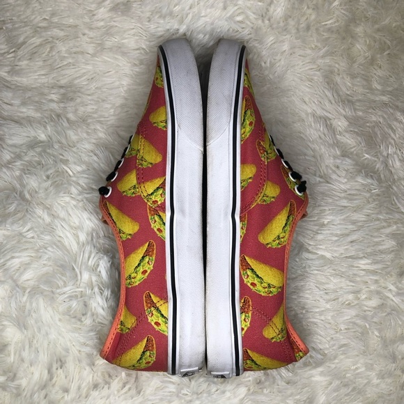 🌮Vans Taco Print Sneakers Men’s 10.5 Women’s 12 🌮 - Picture 9 of 16